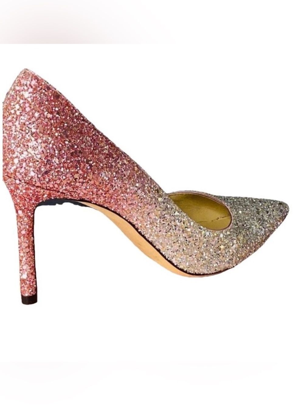 🛍️ Jimmy Choo Authentic Romy 100 Gradient Ombré Heels. Almost Brand New. Sz 37.5
